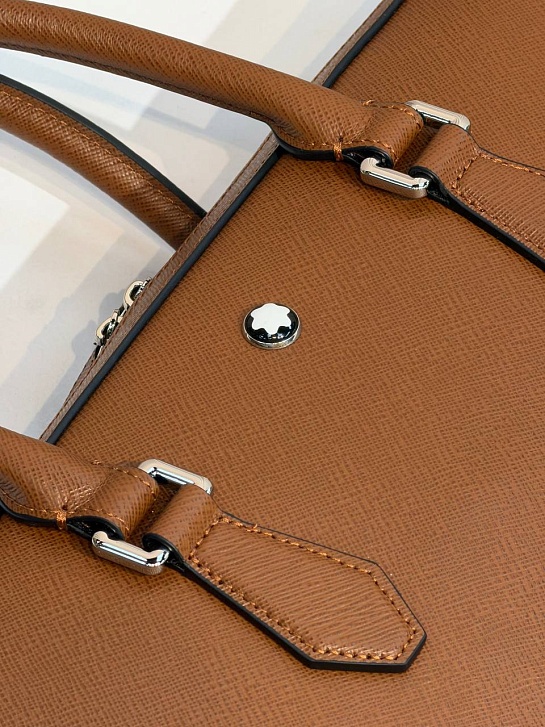Кожаный портфель Montblanc Sartorial premium 39x28x5 см