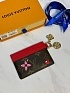 Кожаный кардхолдер Louis Vuitton Charms Vivienne Premium 7.3x0.3x10.2 см