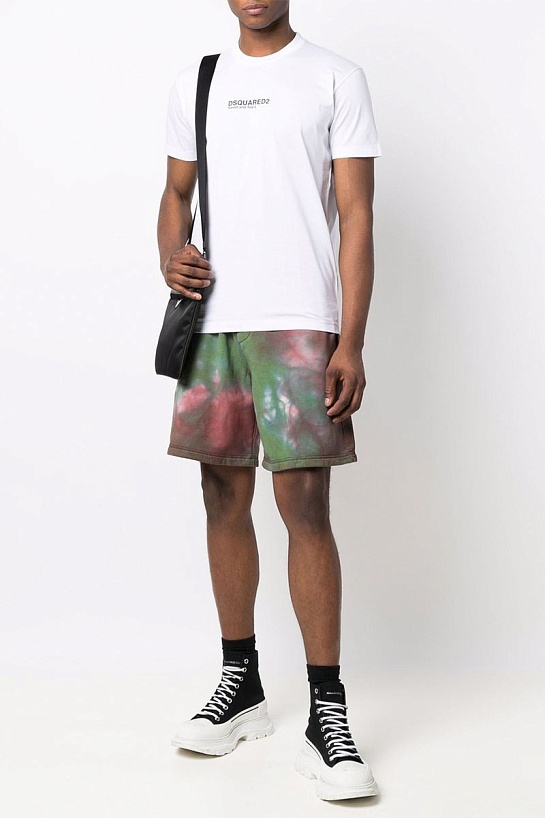 Мужская футболка Dsquared2 "Sweat and Tears" - White