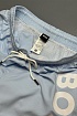 Мужские голубые шорты Hugo Boss logo-print