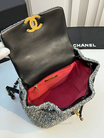 Женский рюкзак Chanel 19 Premium 26x22x16 см   