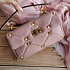 Женская сумка Valentino Roman Stud 25x14 см - Pink