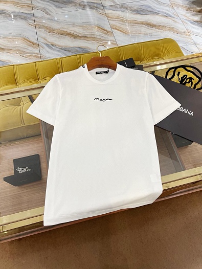 Мужская футболка Dolce & Gabbana Premium - White   