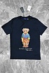 Мужская тёмно-синяя футболка Роlо Ralрh Lаurеn "Bear"