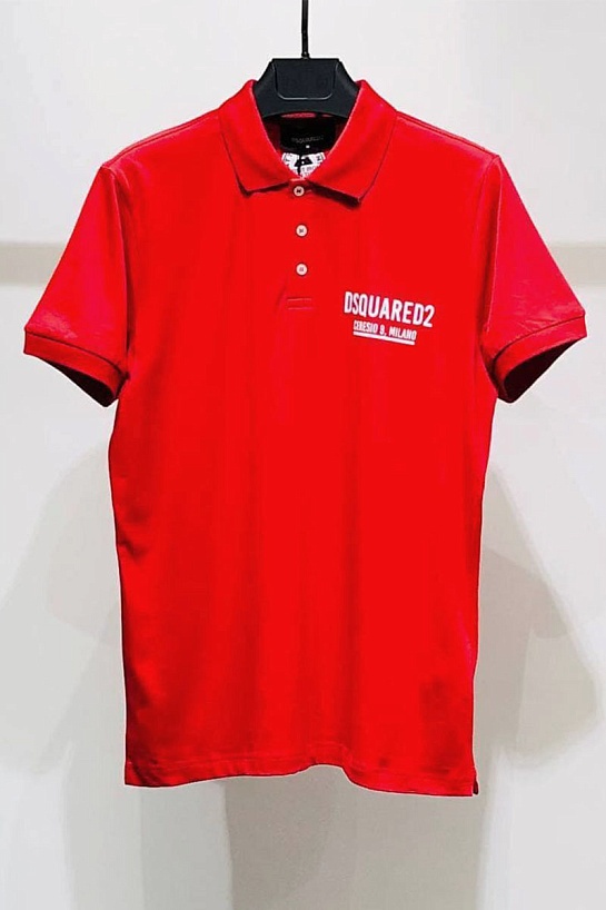 Мужское поло Dsquared2 Ceresio 9 Milano - Red