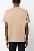 Бежевая футболка Calvin Klein embossed logo