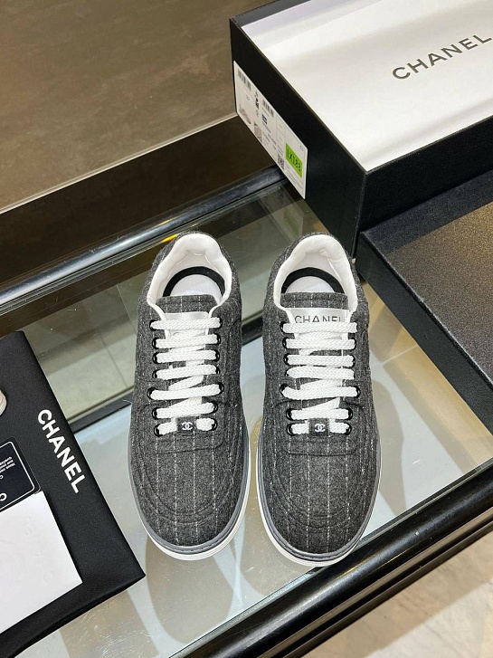 Женские кроссовки Chanel Tweed premium