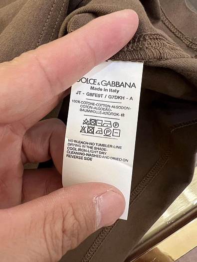 Мужская футболка Dolce & Gabbana Premium - Deep Flower Grey   