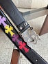 Кожаный ремень Chrome Hearts Cross Patch Cemetery premium