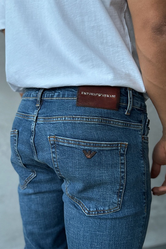 Мужские синие джинсы Emporio Armani