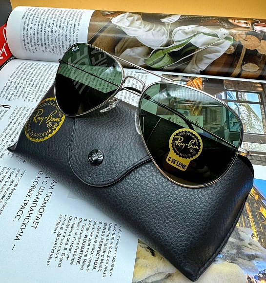 Солнцезащитные очки Ray-Ban Aviator Large Metal-