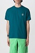 Футболка зелёного цвета Burberry Parker TB circle logo
