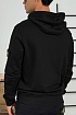 Мужское худи чёрного цвета Stone Island Compass-patch