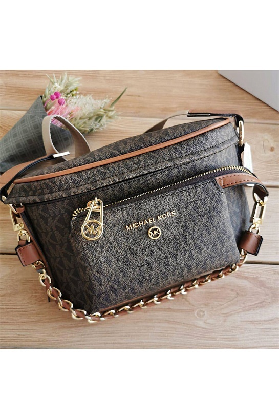 Женская кожаная сумка Michael Kors Slater 23x15 см (2 расцветки)