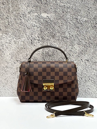 Женская сумка Louis Vuitton Croisette Damier Azur Premium 25x17x9 см - Brown   