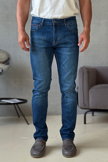 Мужские синие джинсы Tommy Hilfiger Austin Slim Tapered   