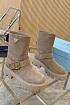 Женские замшевые сапоги Prada Suede premium