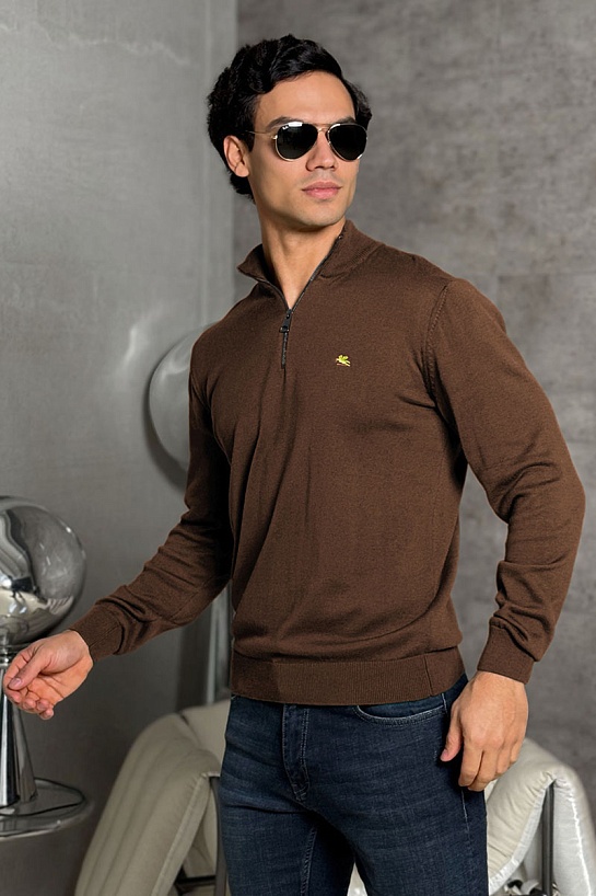 Мужская кофта Etro zip-up - Brown