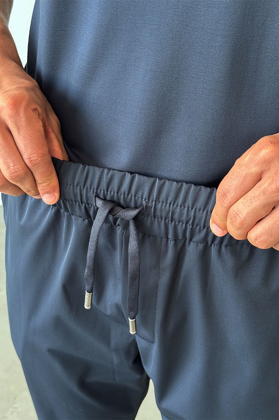 Мужские штаны Prada тёмно-синего цвета