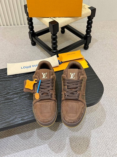 Мужские кроссовки Louis Vuitton Trainer - Brown   
