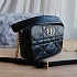 Женская кожаная сумка Dior Camera Caro Top Handle 17x15 см - Black