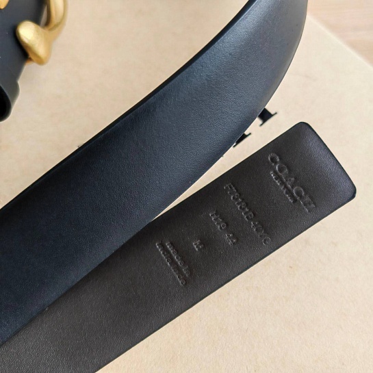 Двусторонний кожаный ремень Coach (80 / 85 см)