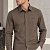 Мужская коричневая рубашка Kiton premium
