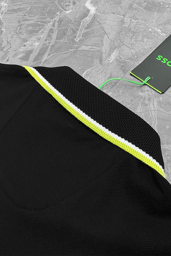 Поло чёрного цвета Hugo Boss "Paule 2"