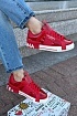 Женские кроссовки Dolce & Gabbana Custom 2.Zero - Red