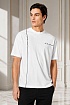 Мужская белая футболка Armani Exchange