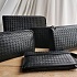 Кожаная барсетка Bottega Veneta Intrecciato 26x16 см