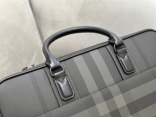 Кожаный портфель Burberry Premium 38x28x9 см