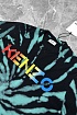 Мужская чёрная футболка Kenzo Logo Tie-Dye