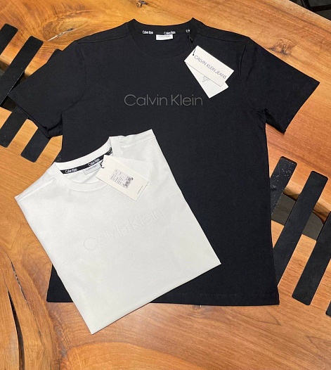 Мужская футболка Calvin Klein чёрного цвета   