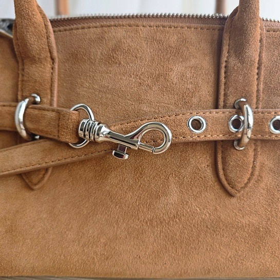 Женская замшевая сумка MIU MIU 32x18 см