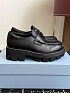 Женские кожаные лоферы Prada premium