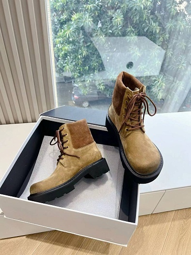 Женские ботинки Loewe Premium - Chestnut   