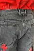 Мужские джинсы Chrome Hearts multi-patch - Black Washed