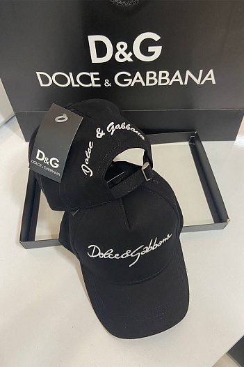 Чёрная бейсболка Dolce&Gabbana   
