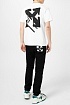Белая оверсайз футболка Off-White Hand Arrow
