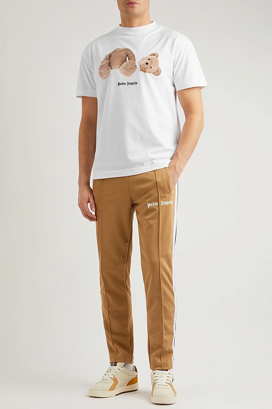 Белая оверсайз футболка Palm Angels Bear Classic