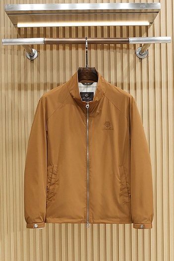 Мужская коричневая ветровка Loro Piana   