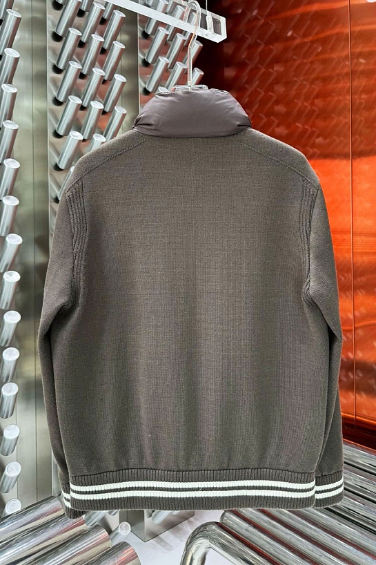 Куртка Moncler logo-applique - Brown