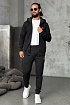 Чёрная кофта на молнии Moncler