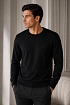 Чёрный мужской джемпер Hugo Boss logo-embroidered