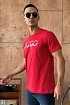 Мужская красная футболка Hugo Boss