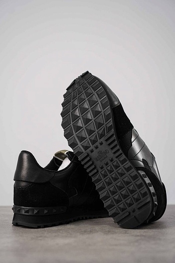 Мужские кроссовки Valentino Rockrunner - Black   