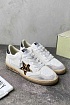 Женские кожаные кроссовки Golden Goose Ball Star premium