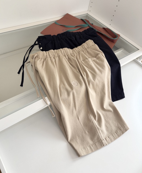 Льняные шорты Loro Piana Premium - Navy