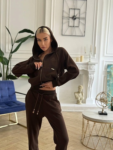 Женский вельветовый костюм Loro Piana Premium   